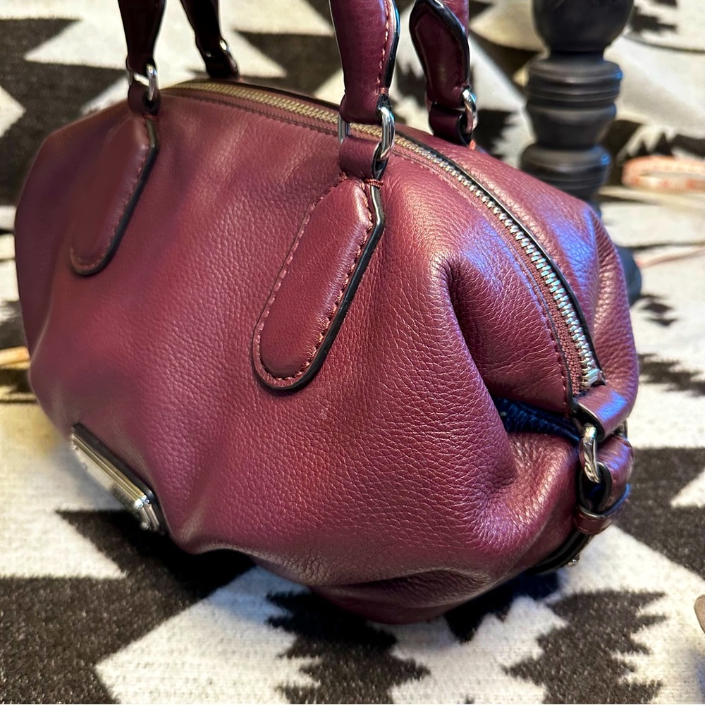 Marc by Marc Jacobs - Q Small Legend Leather Satchel in Plum - Picture 2 of 7